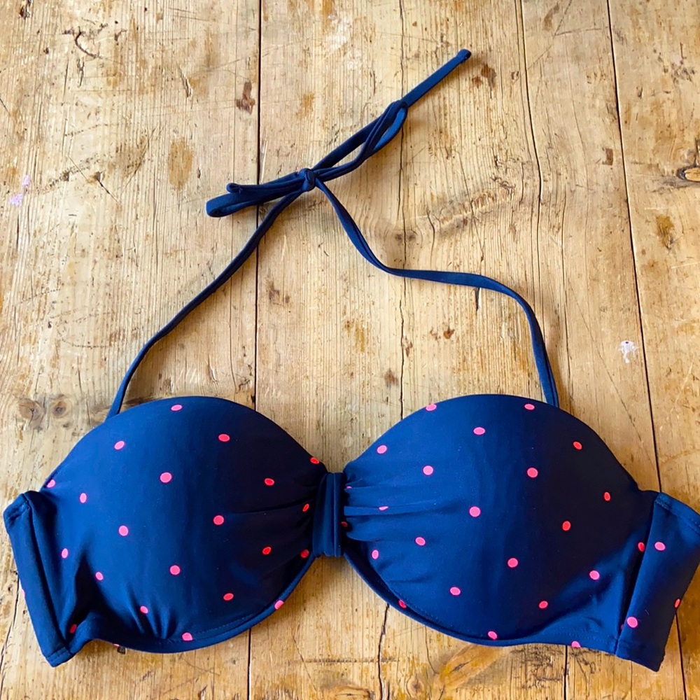 GAP Body Navy, Medium, Padded Bikini Top